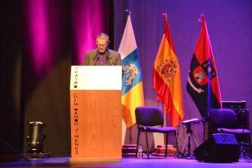 El edil de Políticas de Igualdad, Gregorio Viera, hace unos días en la celebración del 8 de marzo (Foto TA)