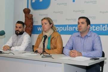 Sonsoles Martín, en una reunión reciente del comité local del PP (Foto TA)