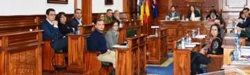 Imagen de un Pleno reciente del Consistorio de Telde (Foto TA)
