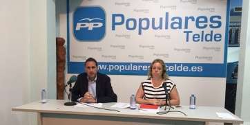 Felipe Afonso y Sonsoles Martín, hoy, en rueda de prensa (Foto TA)