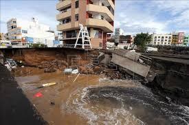Daños causados por las lluvias en Telde (Foto TA)