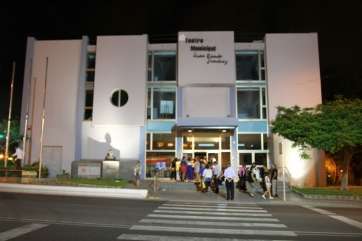 Teatro Municipal Juan Ramón Jiménez, sede de la empresa de gestión cultural de Telde Gestel (Foto Jesús Ruiz)