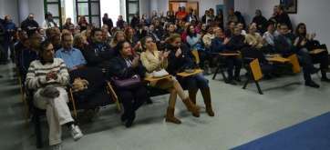 Personal seleccionado en el nuevo convenio, hoy (Foto TA)