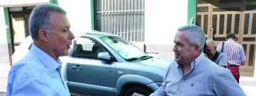 Marino Alduán (NC) y Juan Sánchez (PSOE), dos de los interlocutores de la mesa de impulso del pacto, en una imagen de archivo (Foto TA)