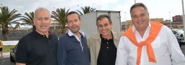 José Luis Sánchez, el primero por izquierda en un acto del PP en los comicios del mayo de 2015 (Foto TA)