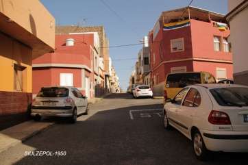 Vista de una calle de Lomo Cementerio (Foto Luis López)