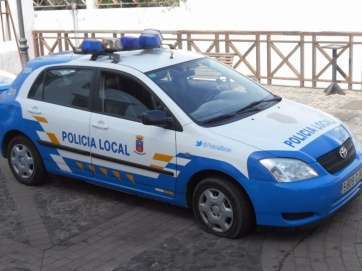 Vehículo policial (Foto TA)