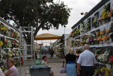Uno de los cementerios de Telde, en una imagen de archivo (Foto TA)