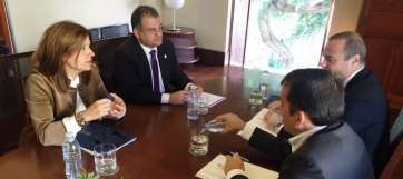 Imagen de archivo de una reunión del G-4 de Canarias (Foto TA)