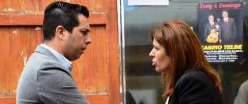 La alcaldesa Carmen Hernández y el vicealcalde Alejandro Ramos (Foto TA)