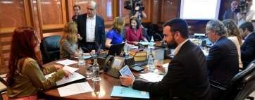 La socialista Patricia Hernández presidió el Consejo de Gobierno de este lunes (Foto Acfi Press)