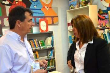 Imagen de archivo del exvicealcalde y líder de Más pro Telde con la alcaldesa Carmen Hernández (Foto TA)