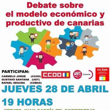 Cartel del encuentro-debate sindical (Foto TA)
