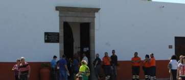 Imagen de un módulo de nichos del cementerio de Los Llanos (Foto TA)