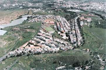 Vista aérea del barrio de La Herradura (Foto TA)
