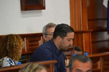 Momento del pleno celebrado hoy (Foto TA)