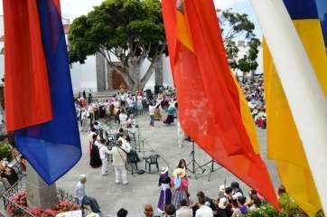 Celebración del Día de Canarias en una imagen de archivo (Foto TA)