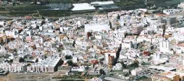 Imagen de archivo de una vista aérea de parte del casco  urbano de Telde (Foto TA)