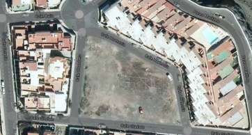 Terrenos afectados en San Borondón (Foto Google Earth)