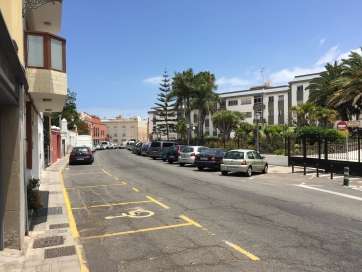 Vista parcial de la calle Ciega (Foto TA)