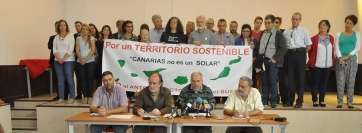 Presentación en Gran Canaria de la plataforma Por un Territorio Sostenible (Foto TA)