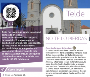 Captura de la página sobre Telde que publicará la Guía Restart (Foto TA)