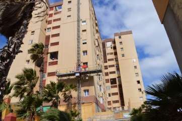 Obras en viviendas de Jinámar (Foto TA)