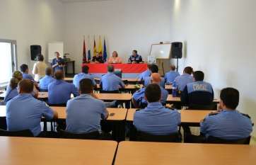 Imagen de archivo de un curso de formación de la Policía Local de Telde (Foto TA)