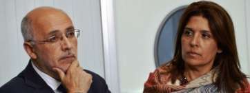 Imagen de archivo de la alcaldesa y del presidente del Cabildo (Foto TA)