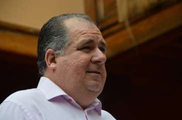 Juan Martel, en una foto captada este miércoles (Foto TA)