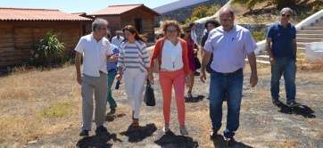 Visita a las instalaciones de El Viso, hoy, para presentar el proyecto (Foto TA)