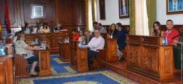 Pleno celebrado hoy en Telde (Foto TA)