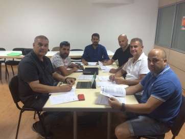 Reunión de los sindicatos policiales en Vecindario (Foto TA)