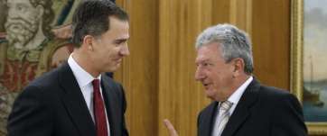 Pedro Quevedo con el Rey Felipe VI (Foto Multimedia)