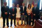 Reunión del G4 con el presidente del Gobierno de Canarias (Foto TA/ Acfi Press)