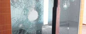 Imagen de archivo de los destrozos al equipamiento construido con fondos del Plan Zapatero (Foto TA)