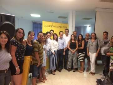 Ayer jueves se celebró la primera jornada de la Escuela de Verano de CC de Telde (Foto TA)