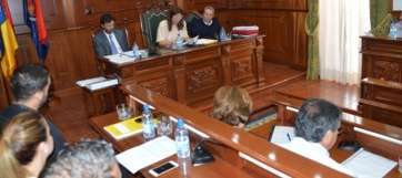 Imagen de archivo de un Pleno reciente del Ayuntamiento de Telde (Foto TA)