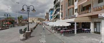 Negocios con terraza en la calle de Luis Morote (Foto TA)