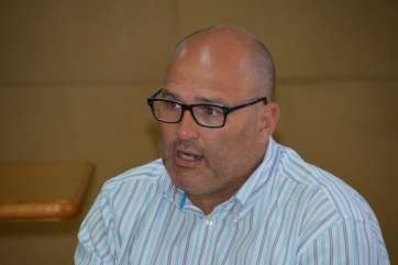 Agustín Arencibia, concejal de Aguas y consejero delegado de la empresa (Foto TA)