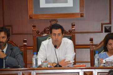 Momento del Pleno celebrado hoy en Telde (Foto TA)