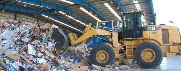 Imagen de archivo de una empresa de reciclaje de cartones y papeles en El Goro-Telde (Foto TA)
