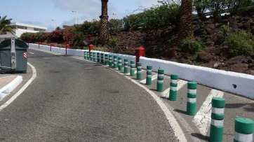 Obras en los márgenes de la circunvalación al casco urbano (Foto TA)