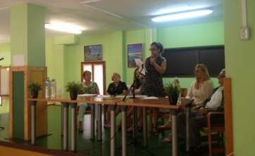 Imagen de archivo de una reunión en el Centro de Mayores de Telde (Foto TA)