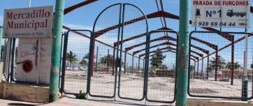 Imagen del exterior del recinto polivalente de Narea (Foto TA)