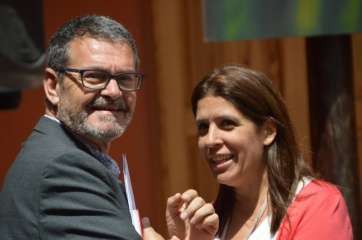 Carmen Hernández y Gregorio Viera (Foto TA)