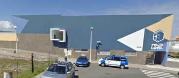 Imagen exterior del Centro de Comunicaciones de la Policía Local de Telde (Foto TA)
