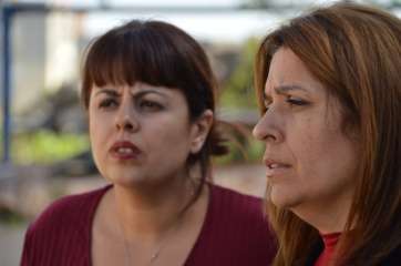 Minerva Alonso con la alcaldesa de Telde, Carmen Hernández (Foto TA)