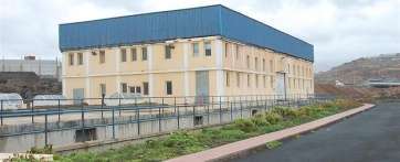 Imagen de archivo de la depuradora de Jinámar (Foto TA)