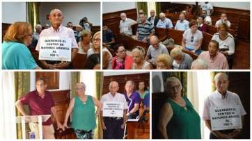 Vista del público asistente al pleno (Foto TA)